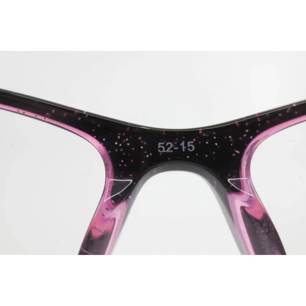 Salsa SA 5004 Black Pink Rectangular Full Rim Eyeglass Frames 52-15-135 New